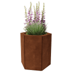 Jardinière hexagone