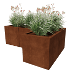 Jardinière forme en L