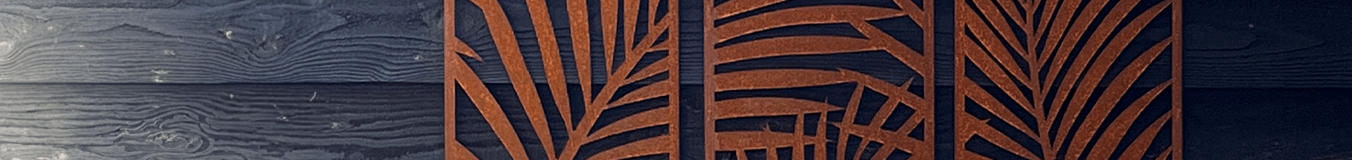 Décorations murales en acier corten Décorations murales en acier corten