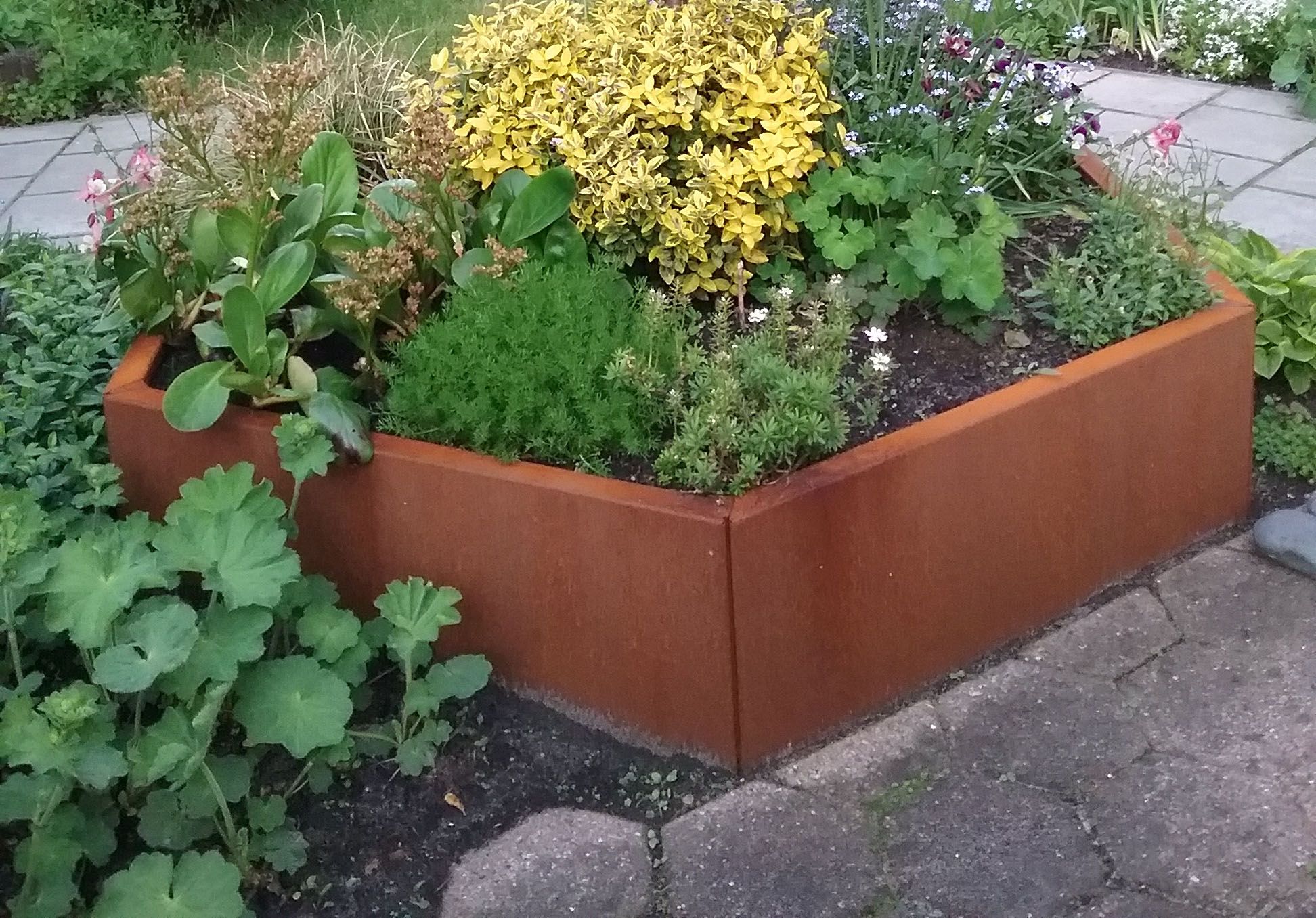 Jardinière hexagone