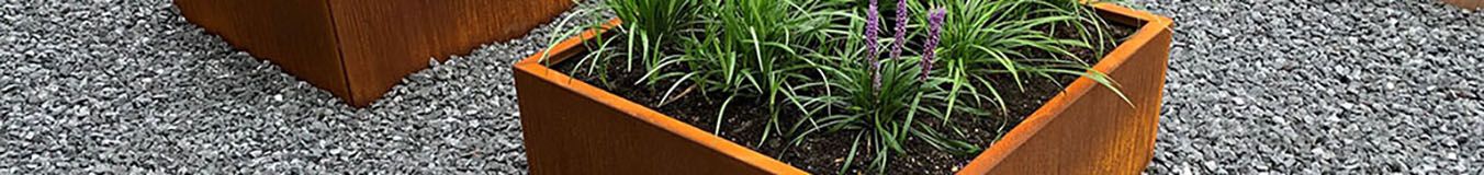 Jardinière acier corten Jardinière acier corten