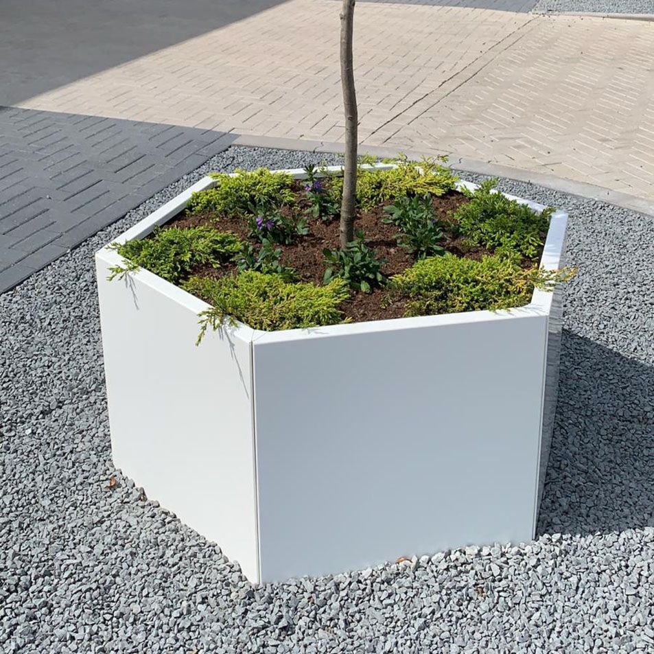Jardinière hexagone