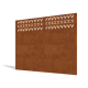 Clôtures en acier (horizontaux)