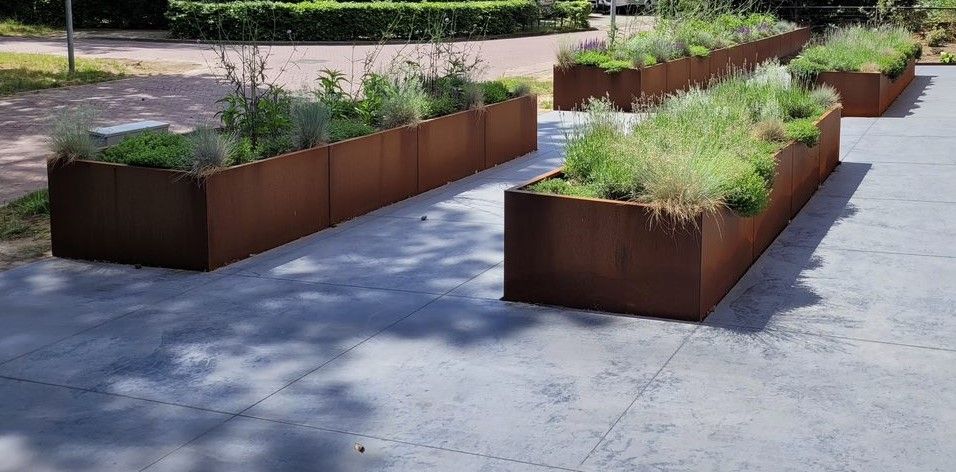 Jardinière acier corten Jardinière acier corten