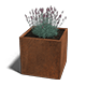 Jardinière acier corten