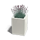 Jardinière en acier thermolaqué