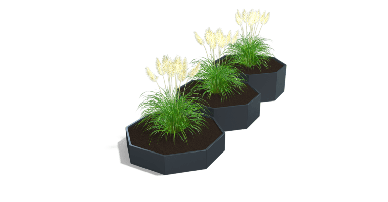 Bac à plantes en acier thermolaqué Chicago special III 800