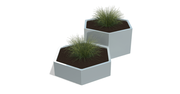 Bac à plantes en acier galvanisé Denver special II 600