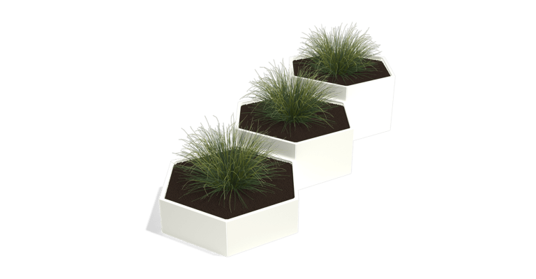 Bac à plantes en acier thermolaqué Denver special III 800