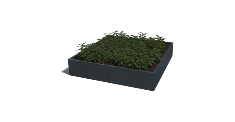 Bac à plantes en acier thermolaqué Miami xxl 2000x2000