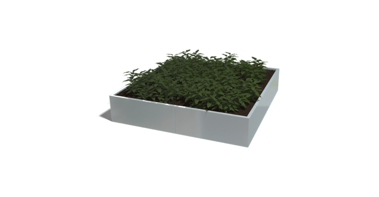 Bac à plantes en acier galvanisé Miami xxl 2000x2000