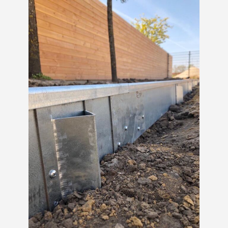 Piquet d’ancrage en acier corten grand