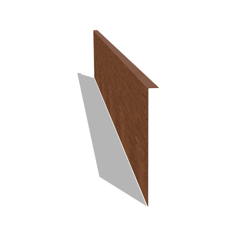 Bordure en acier corten à bord replié 34 cm (longueur 240 cm)