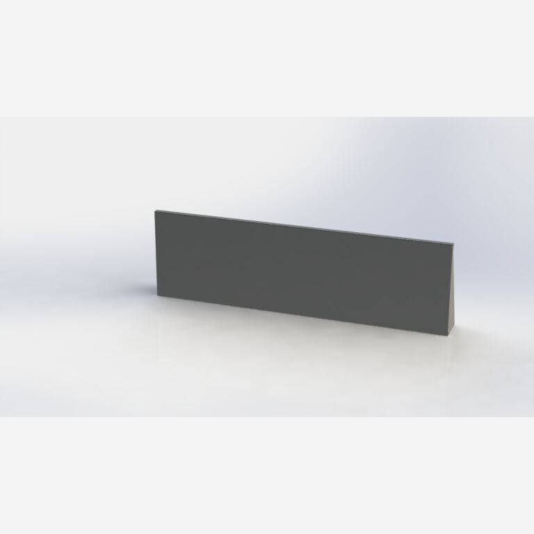 Paroi de soutènement en acier thermolaqué droite 2000mm (hauteur 500mm)