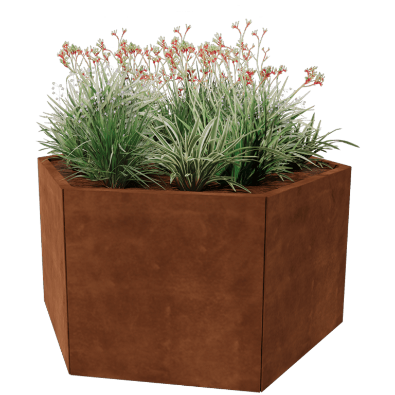 Jardinière en acier corten Denver 70