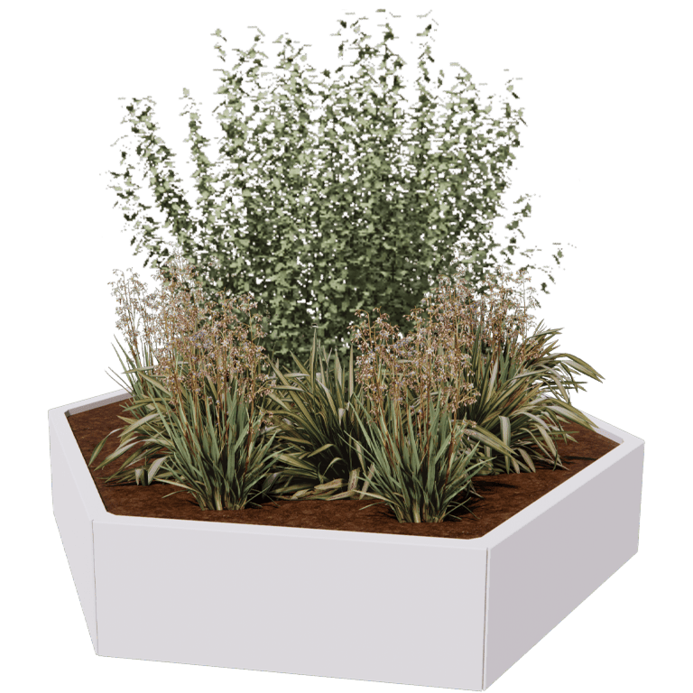 Bac à plantes en acier thermolaqué Denver 80