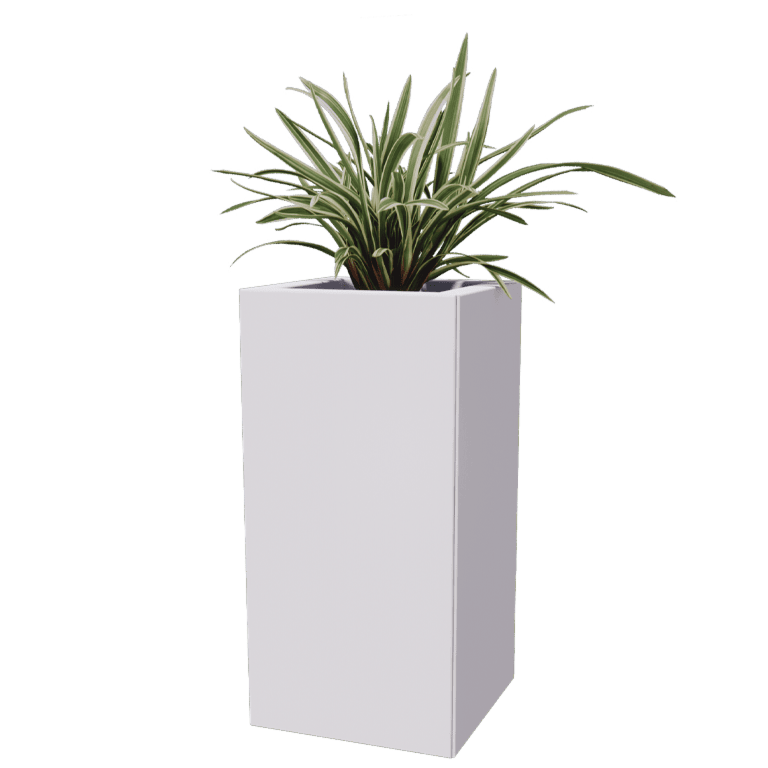 Bac à plantes en acier thermolaqué Miami 30 x 30 cm