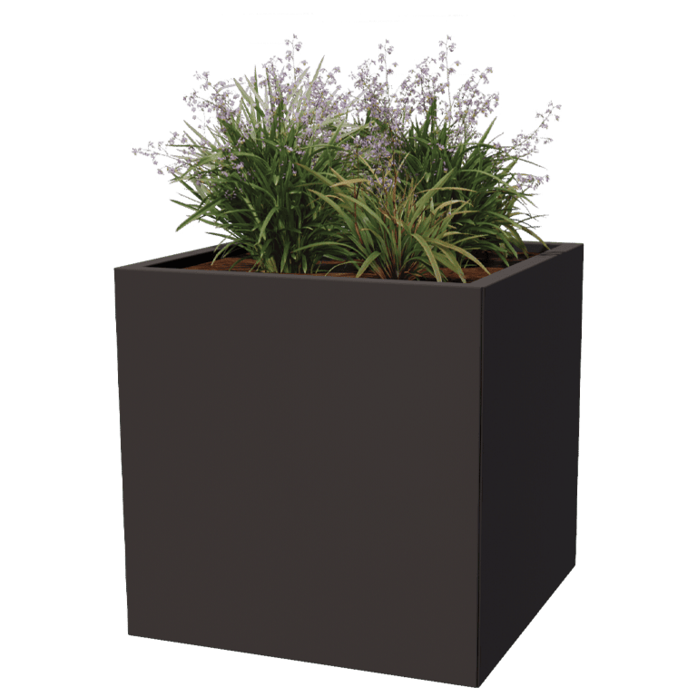 Bac à plantes en acier thermolaqué Miami 70 x 70 cm