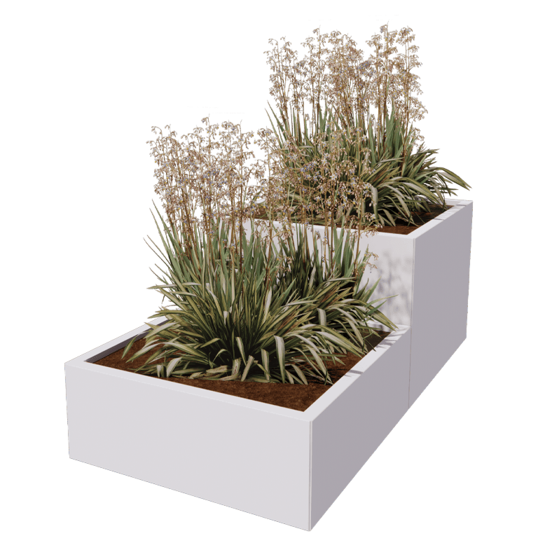 Bac à plantes en acier thermolaqué Miami special II 80