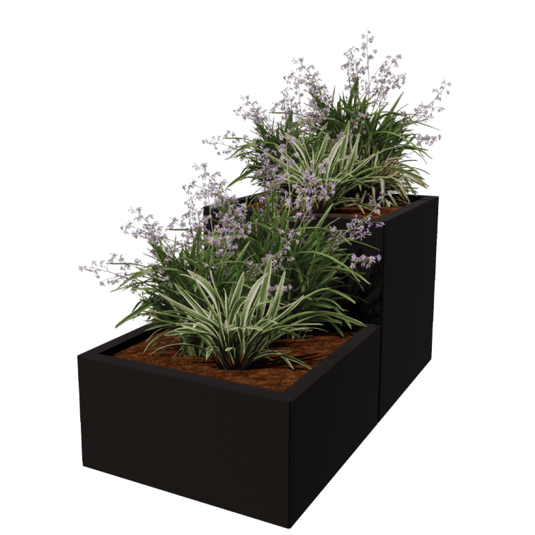 Bac à plantes en acier thermolaqué Miami special II 60