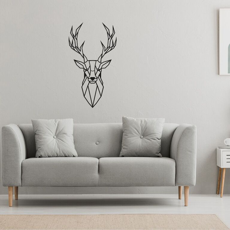 Décoration murale en métal Deer 1.0