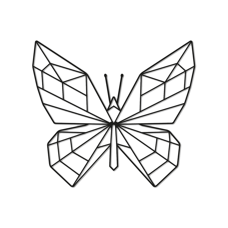 Décorations murales en métal  Butterfly 1.0 *SUR=SUR