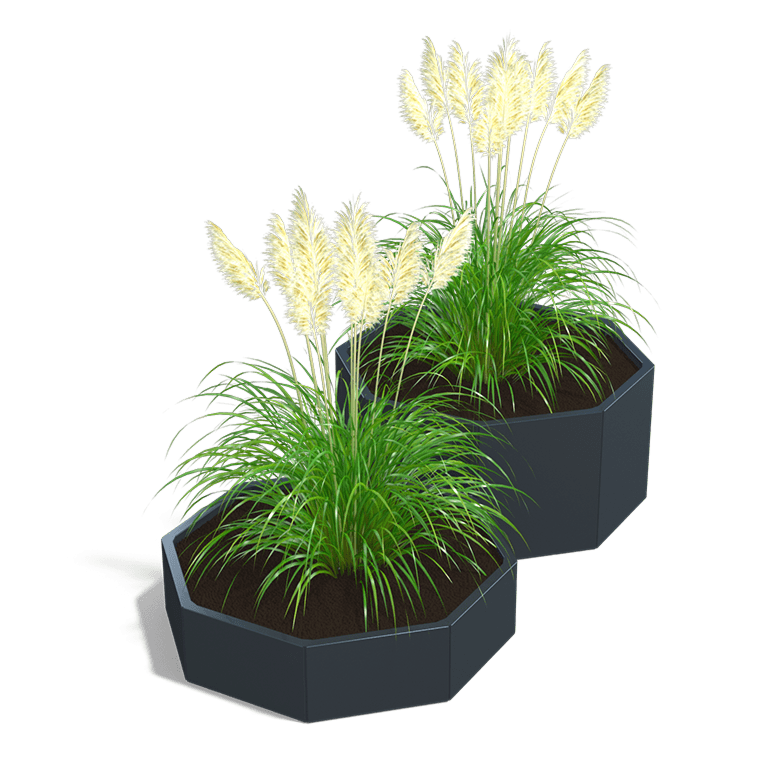 Bac à plantes en acier thermolaqué Chicago special II 500