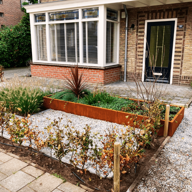 Bac à plantes en acier corten Texas xxl 3000x1000