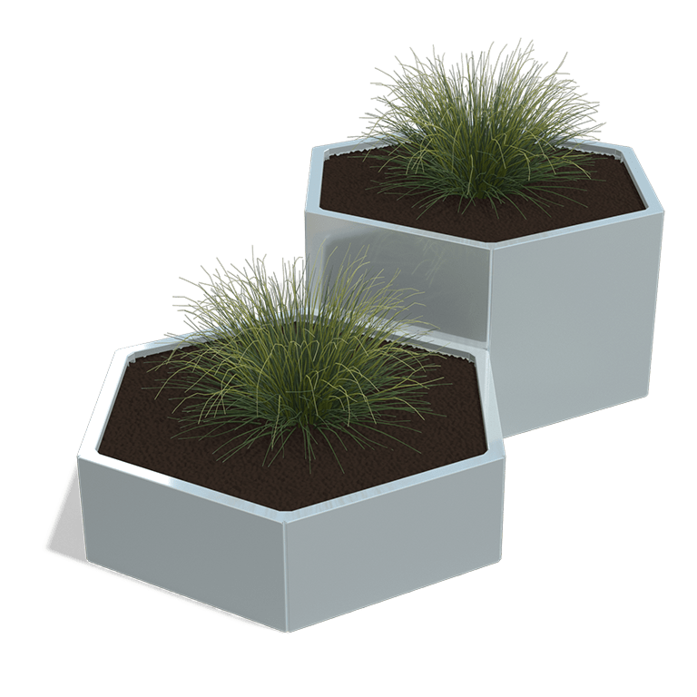 Bac à plantes en acier galvanisé Denver special II 600