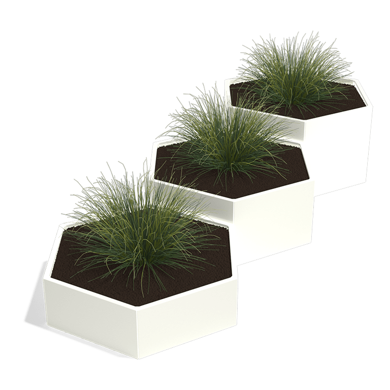 Bac à plantes en acier thermolaqué Denver special III 800