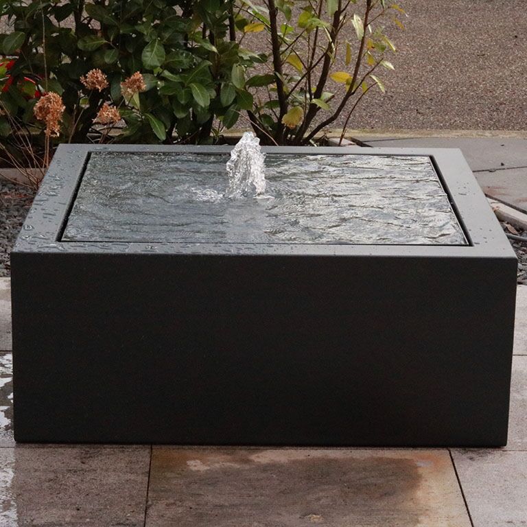 Table d’eau en aluminium 100 x 100 x 40 cm