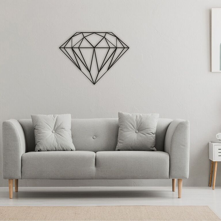 Décoration murale en métal Diamant *OP=OP