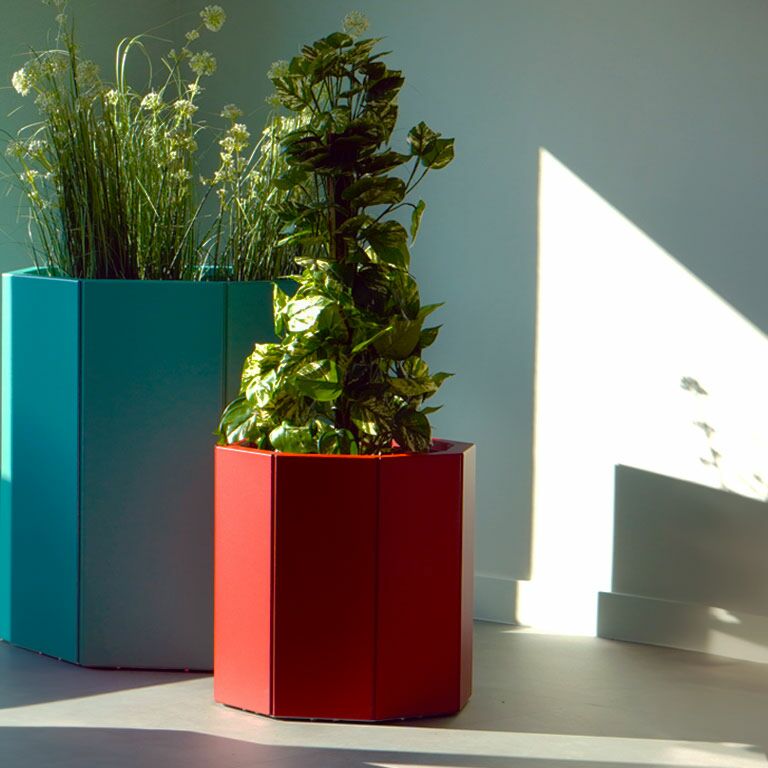 Jardinière en acier peint par poudrage Chicago 40