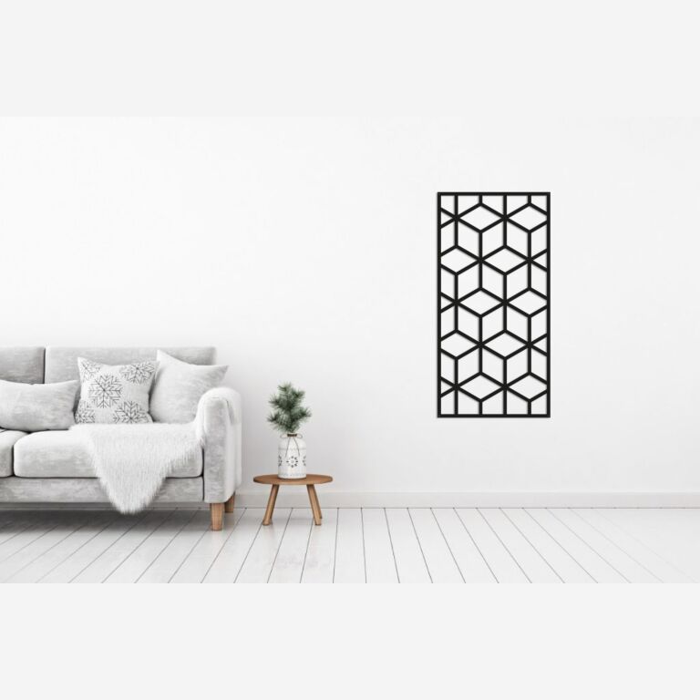 Décoration murale en métal Formes géométriques 2.0