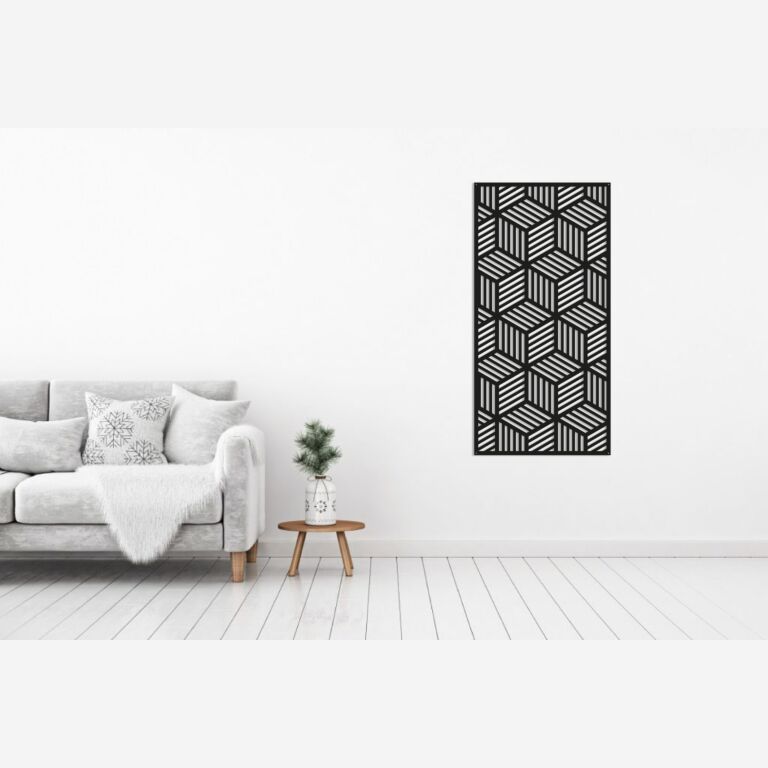 Décoration murale en métal Formes géométriques 1.0 *OP=OP