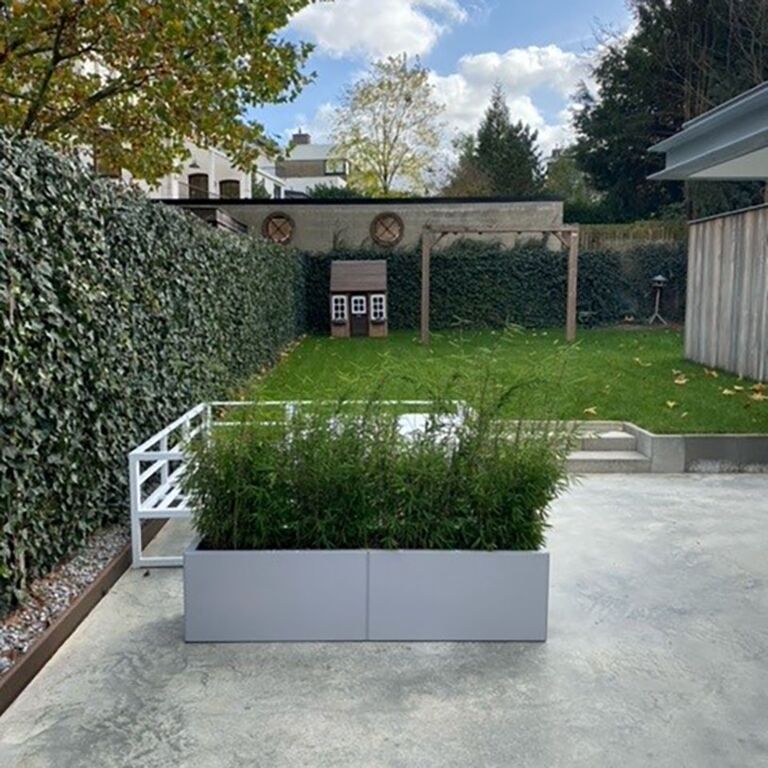 Bac à plantes en acier thermolaqué Texas xxl 1600x400