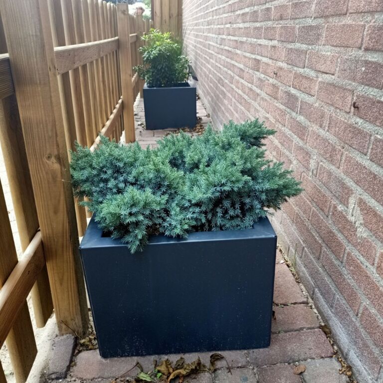 Bac à plantes en acier thermolaqué Miami 400x400