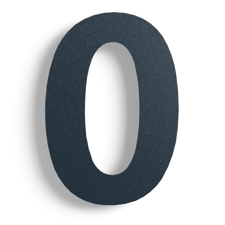 (coller) Numéros de maison noirs 0 - 15 cm