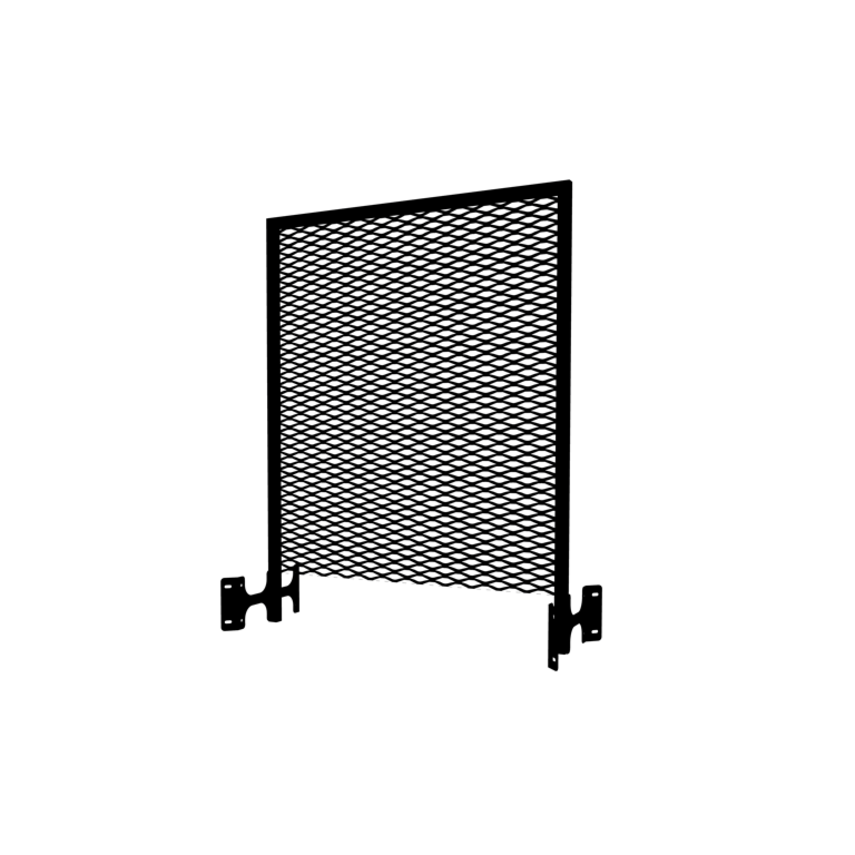 Support pour plantes grimpantes noir pour jardinière 100 x 40 cm