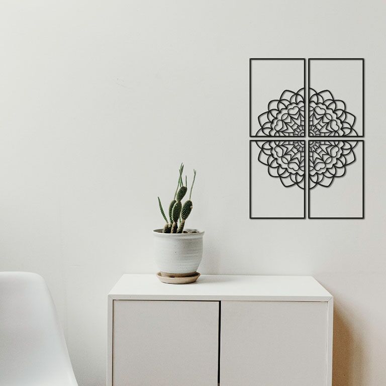 Décoration murale en métal Mandala *OP=OP
