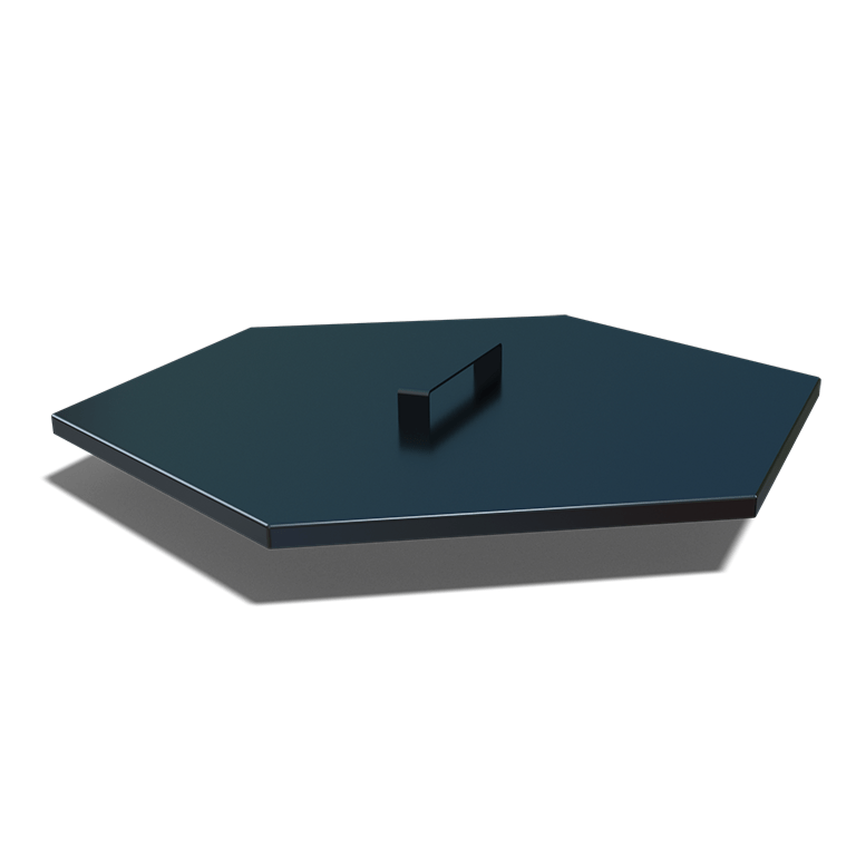 Couvercle noir pour Iron Fire 1000 