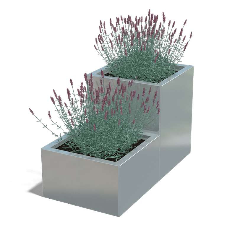 Bac à plantes en acier galvanisé Miami special II 500