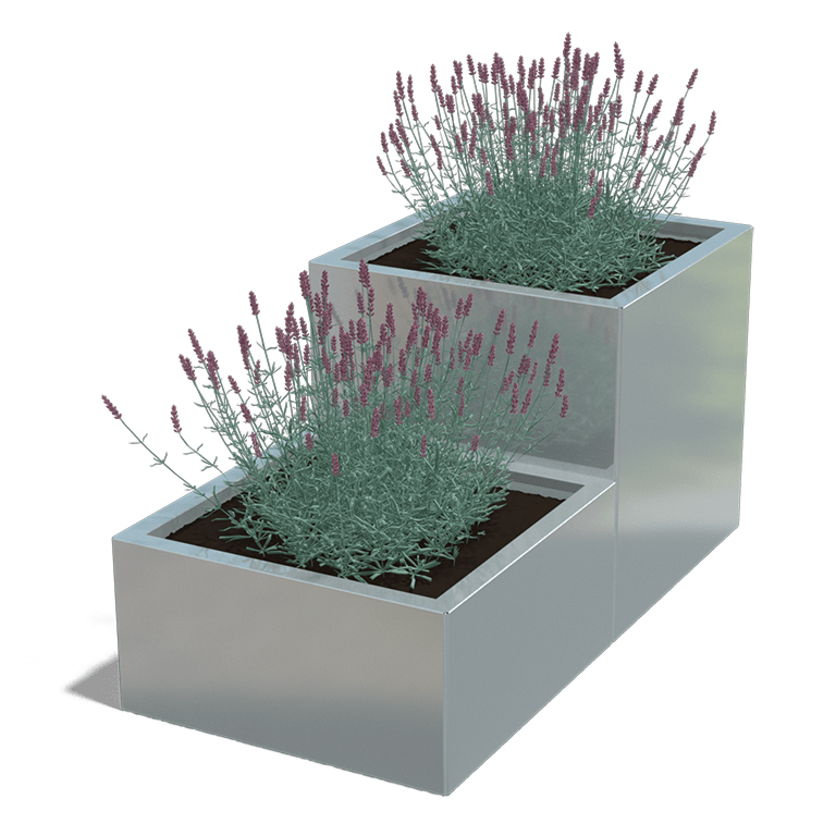 Bac à plantes en acier galvanisé Miami special II 600