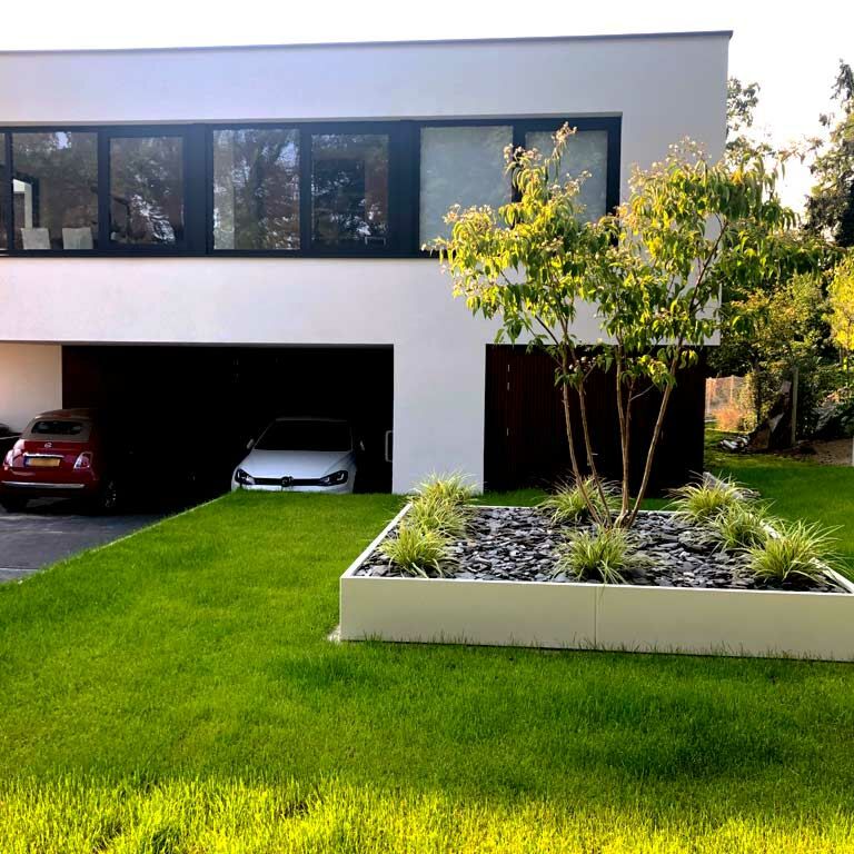 Bac à plantes en acier thermolaqué Miami xxl 300 x 300 cm