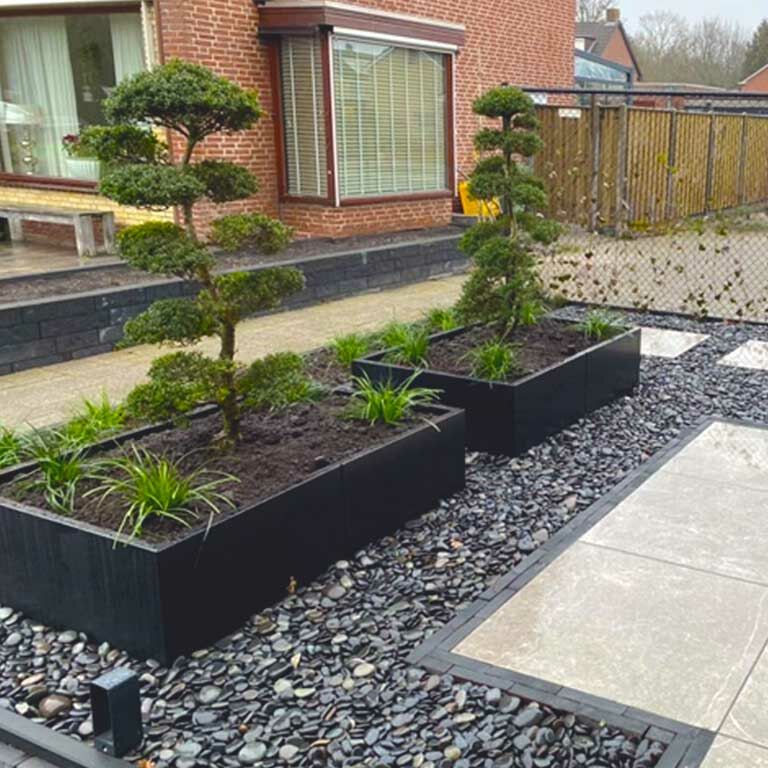Jardinière en acier thermolaqué Texas xxl 160 x 100 cm