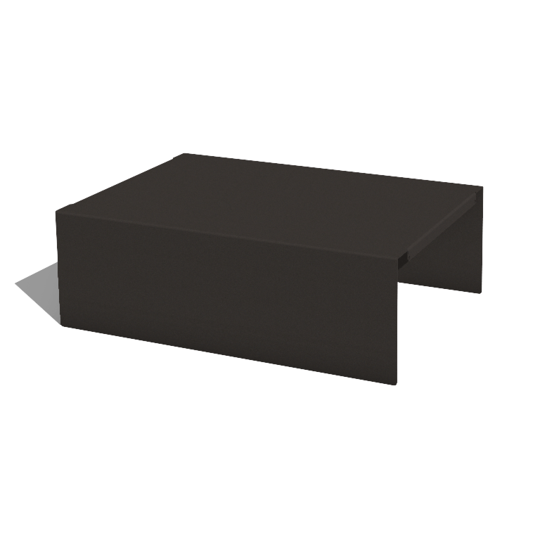 Plateforme pour jardinières en acier thermolaqué 60 x 41 x 20 cm
