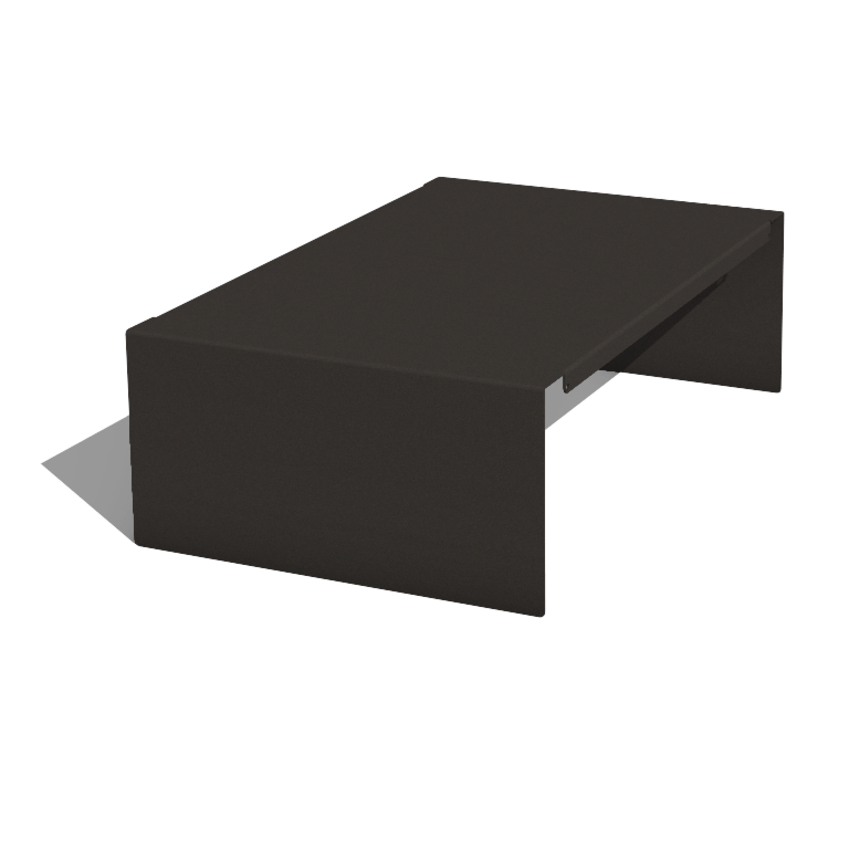 Plateforme pour jardinières en acier thermolaqué 40 x 61 x 20 cm