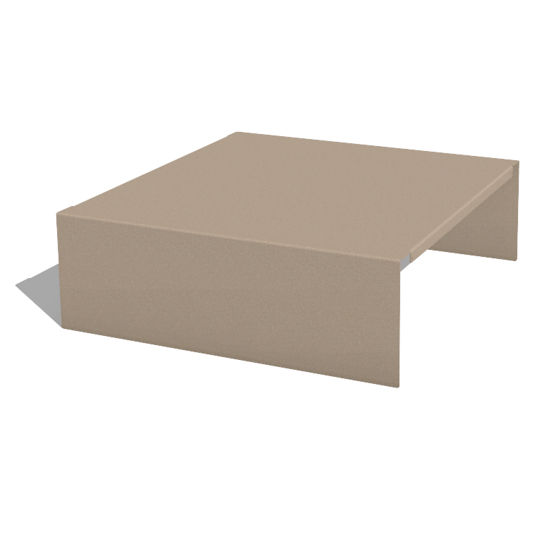 Plateforme pour jardinières en acier thermolaqué 60 x 61 x 20 cm