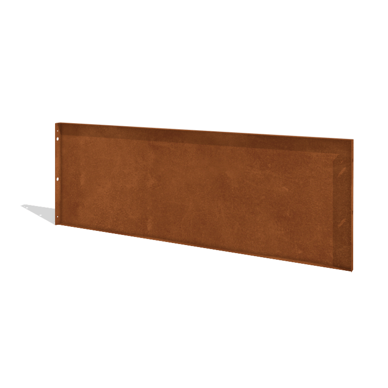 Clôture en acier corten H Panneau 180 x 63,3 cm