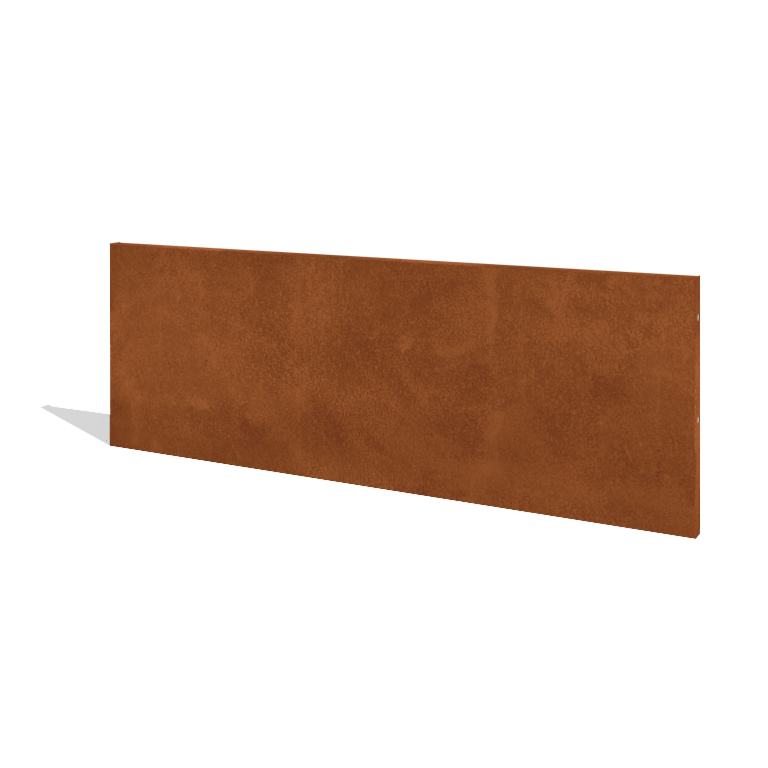 Clôture en acier corten H Panneau 180 x 63,3 cm